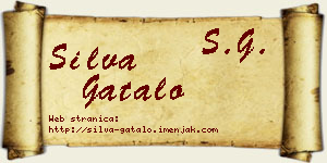 Silva Gatalo vizit kartica
